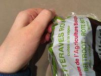 Betteraves Rouges Bio Ingredients