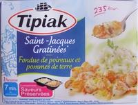 Saint-Jacques Gratines*-Fondue De Poireaux Et Pommes De Terre, Surgeles Report Card
