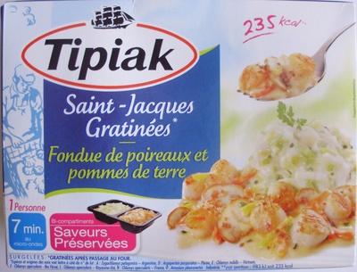 Saint-Jacques Gratines*-Fondue De Poireaux Et Pommes De Terre, Surgeles