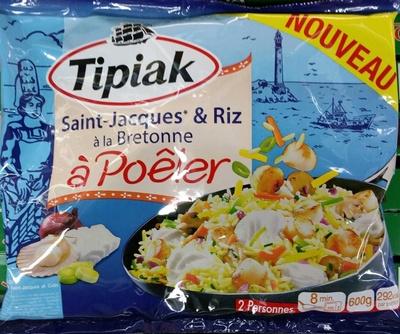 Saint-Jacques* & Riz  La Bretonne  Poler, Surgel