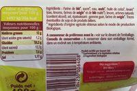 Brioche Tranche Bio Ingredients