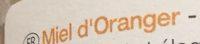 Miel D'oranger Ingredients