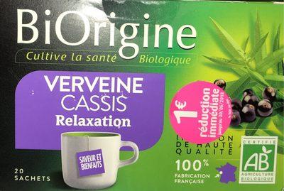 Tisane Verveine Cassis Relaxation