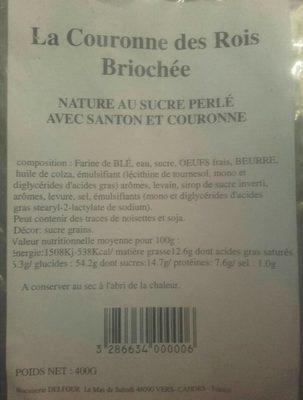 La Couronne Des Rois Brioche