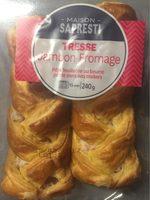 Sapresti Traiteur Tresse Jambon Fromage Les 2 Tresses De 120 G Report Card