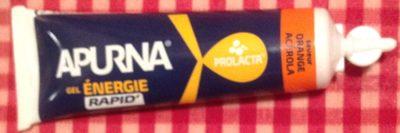 Apurna Gel Energie Rapid' Saveur Orange-acerola 27G