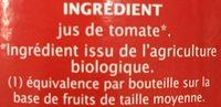 Pur Jus De Tomate Marmande Ingredients