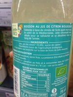 Citronnade Ingredients