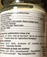 PULPE D'AIL BIO Ingredients