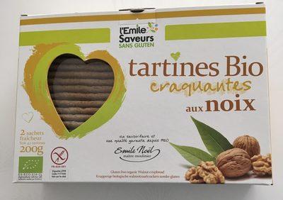 Tartines Bio Craquantes Aux Noix