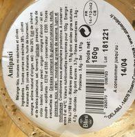 Feta, Tomates Confites Et Olives Coquillos Ingredients