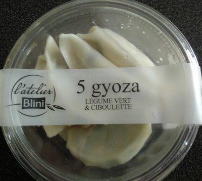 5 Gyoza Lgume Vert & Ciboulette
