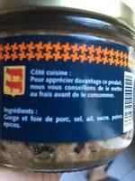 Pt Du Barn BIRABEN, Pur Porc Ingredients