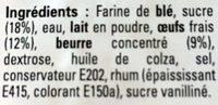 Crepes Bretonnes Ingredients