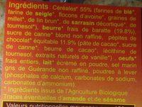 Sabls Petit Dej Cereales Pepites Chocolat Ingredients