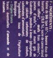 Palets Bretons Ingredients