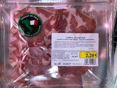 Coppa Italienne, Chiffonnade, La Barquette De