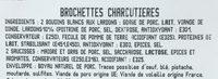 Brochettes Charcutires Ingredients