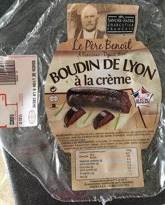 Boudin Noir De Lyon  La Crme, L'assiette,