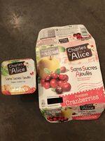 Compote Pommes Cranberries Report Card