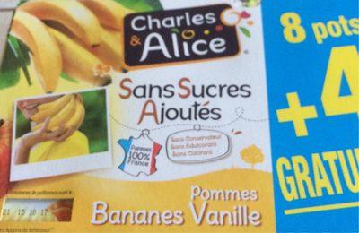 Compote Pomme, Banane Vanille