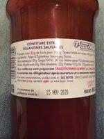 Confiture Extra Glantines Sauvages Report Card