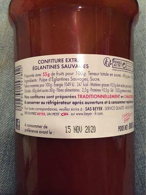 Confiture Extra Glantines Sauvages