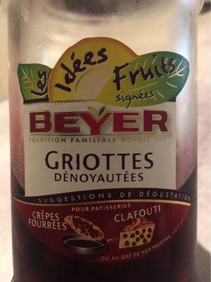 Griottes Dnoyautes Au Sirop Beyer, Bocal De 660ML,