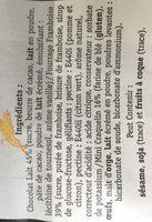 Coeur Framboise Ingredients