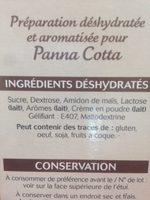 Panna Cotta Ingredients