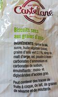 Les Ronds D'anis Ingredients