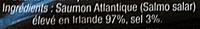 Saumon Fum Irlande Ingredients