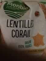 Lentilles Corail Ingredients