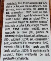 Sandwich Thon Oeuf Mayonnaise Allge Ingredients