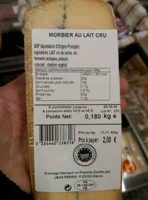 Morbier Au Lait Cru (29 % MG)
