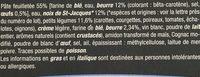 Feuillets Aux Noix De Saint-Jacques Ingredients