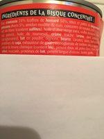 Bisque De Homard Ingredients