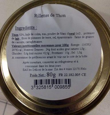 Rillettes De Thon
