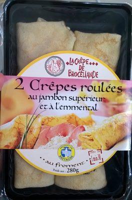 2 Crpes Roules Au Jambon Suprieur Et  L'Emmental