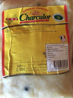 Choucroute D'Alsace Cuite Au Riesling