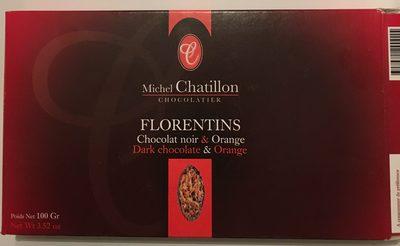 Vritables Florentins De Bretagne Orange / Chocolat Noir