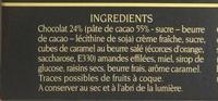 Les Florentins  Chocolat Noir Et Caramel Au Beurre Sal Ingredients