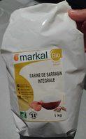 Farine de sarrasin (intégrale) bio - Markal
