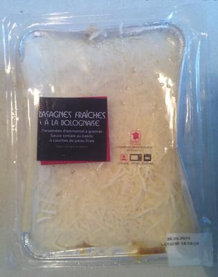 Lasagnes Fraches  La Bolognaise