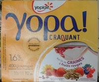 Yopa! Craquant Sur Lit De Graines & Fruits Rouges (1,6% MG) Report Card
