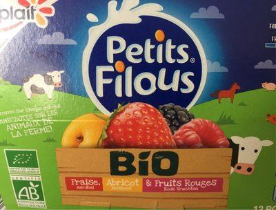 Petits Filous Bio Fraise, Abricot & FRuits Rouges