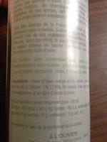 Huile D'olive Vierge Extra 98% Aromatise Au Basilic De La Drme Ingredients