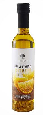 Huile D'olive Vierge Extra 94% & Extrait Naturel De Citron De Menton