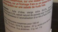 Huile D'olive Aromatise Au Pamplemousse De Corse Ingredients