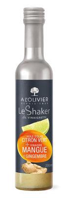 Le Shaker De Vinaigrette Huile D'olive Au Citron Vert, Vinaigre De Mangue Et Gingembre